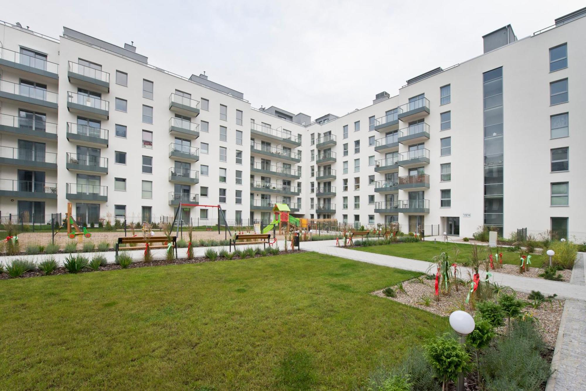 Amber Q4Apartments Danzica Esterno foto